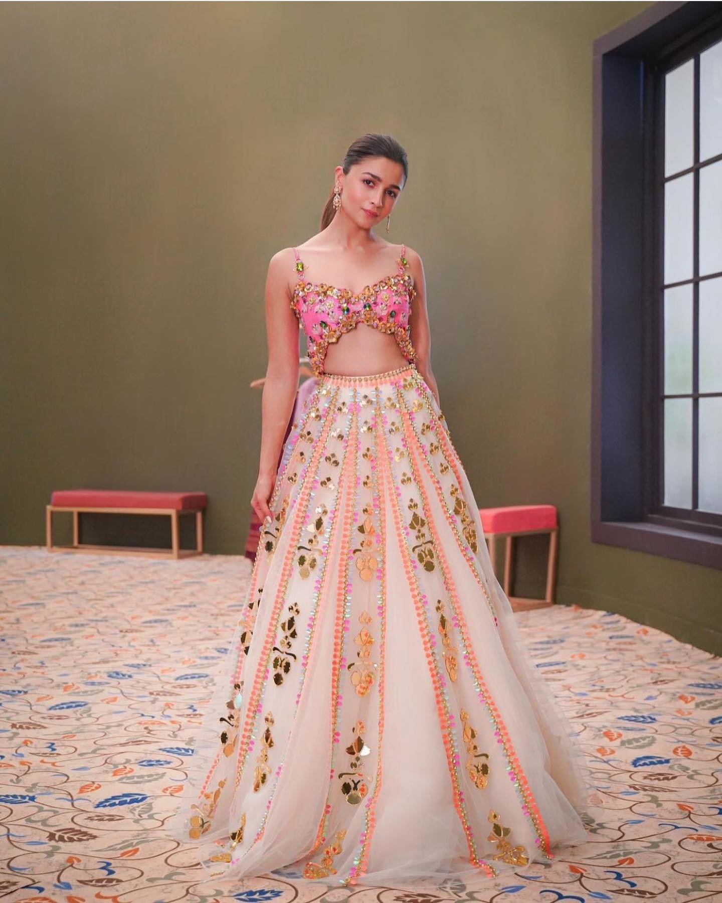 Designer lehenga on sale alia bhatt