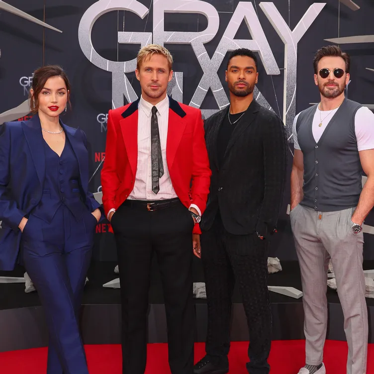 None of the Men at 'The Gray Man' Premiere Wore Gray