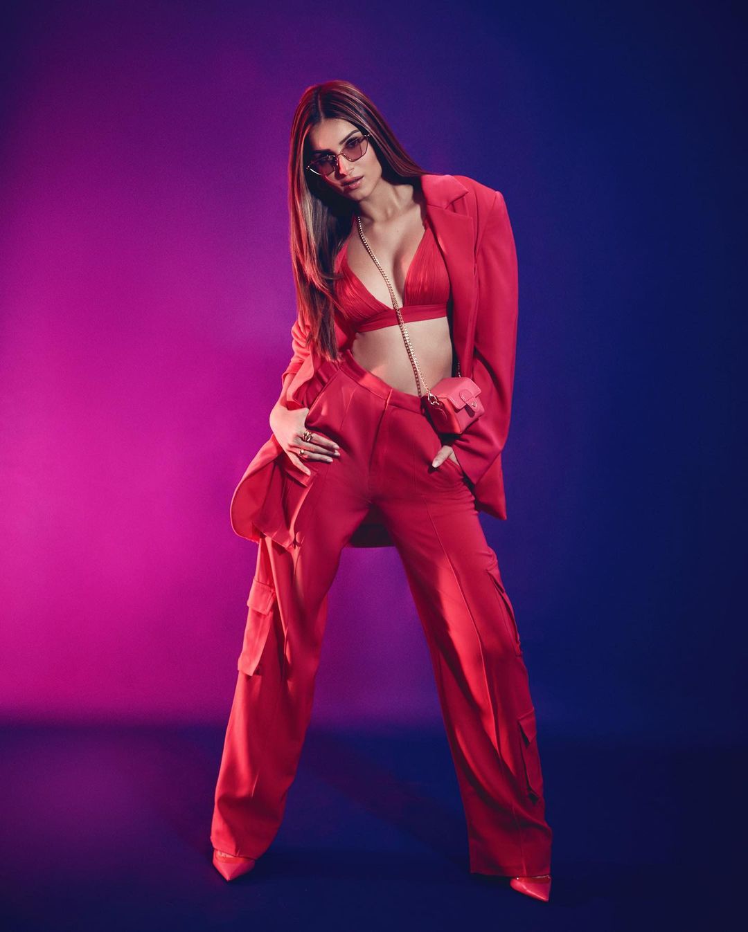 Tara Sutaria in snazzy co-ord sets