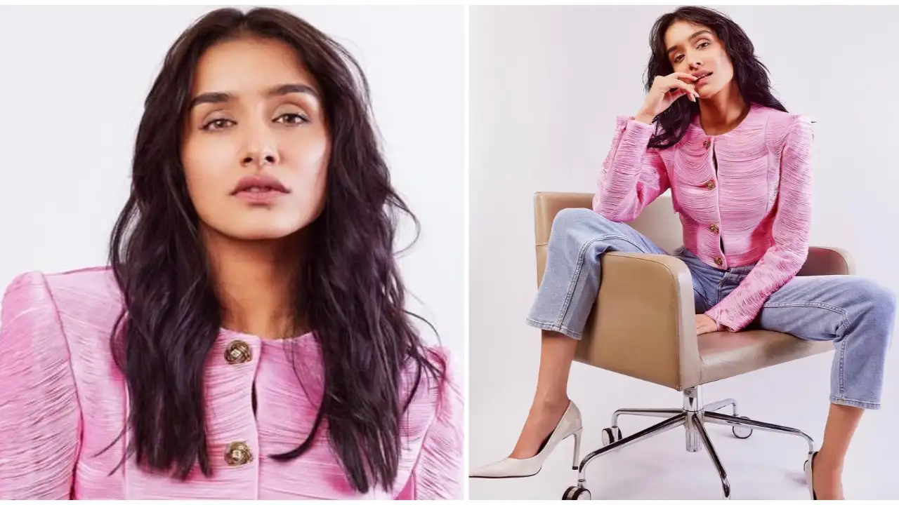 Shraddha Kapoor in Alexander Wang's fringed cropped jacket put a candylicious spin on a casual look Shraddha Kapoor in Alexander Wang's fringed cropped jacket put a candylicious spin on a casual look
