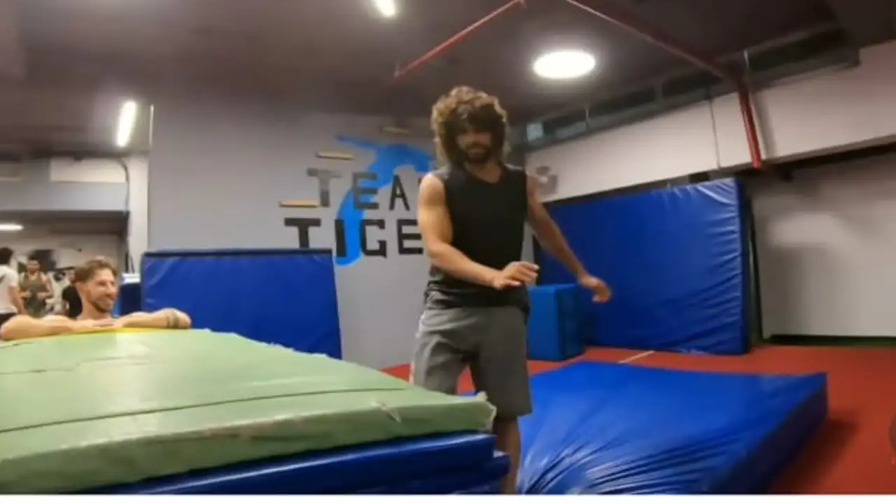 Vijay Deverakonda's stunt training from Liger days Vijay Deverakonda Instagram