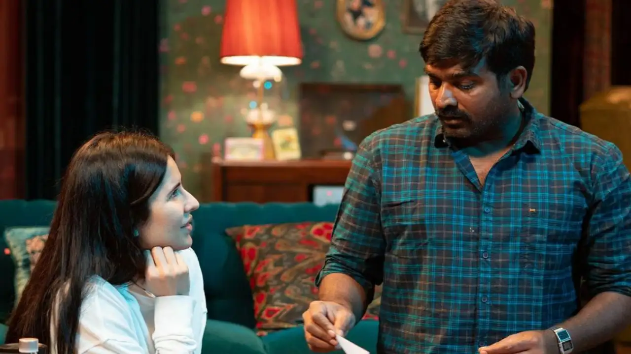 Katrina Kaif shares PICS from Merry Christmas sets with Vijay Sethupathi and director Sriram Raghavan Katrina Kaif