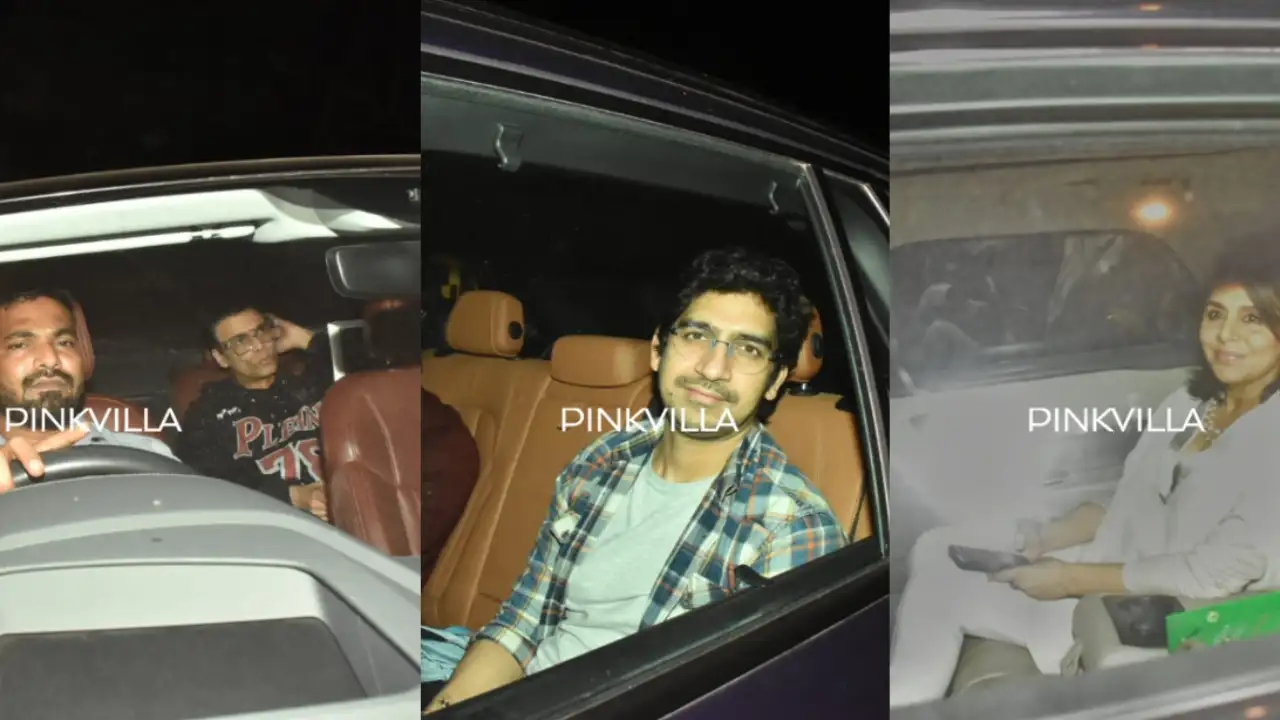 Ayan Mukerji, Karan Johar, Neetu Kapoor , Aditya Roy Kapoor and others join Ranbir Kapoor for birthday celebrations (Credit: Viral Bhayani) Ranbir Kapoor, Ayan Mukerji, Karan Johar