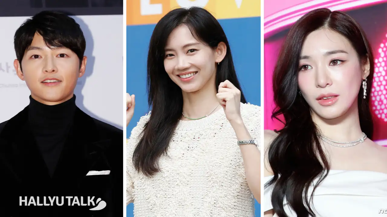 Song Joong Ki, Shin Hyun Been, Tiffany; Picture Courtesy: News1 Song Joong Ki, Shin Hyun Been, Tiffany; Picture Courtesy: News1