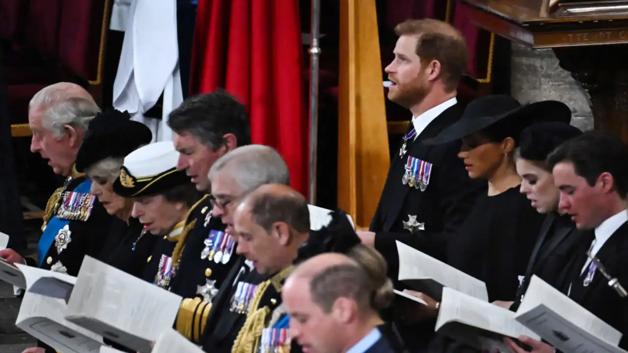 The Queen's funeral was held on September 19, 2022. Prince Harry Meghan Markle