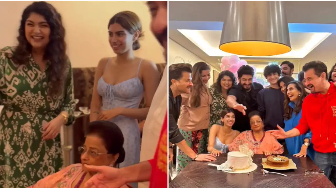 Rhea Kapoor’s video shows Kapoor clan struggling to take fam-jam pic; Shanaya Kapoor calls it ‘Chaos’ Rhea Kapoor’s video shows Kapoor clan struggling to take fam-jam pic; Shanaya Kapoor calls it ‘Chaos’