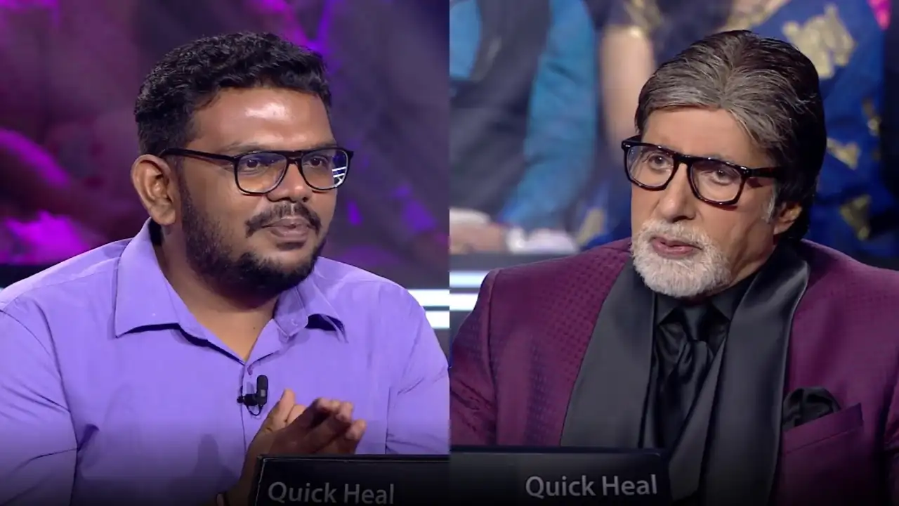 Karan in KBC14 Karan in KBC14