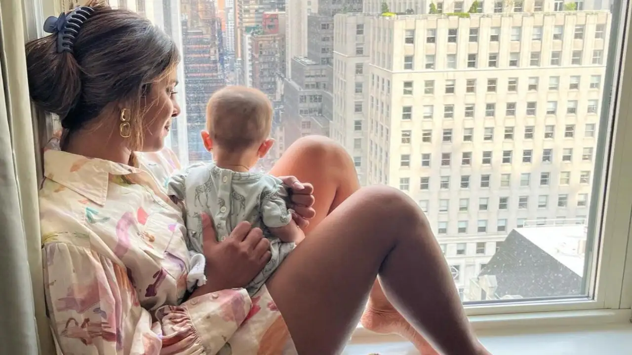 Priyanka Chopra poses by the window with baby Malti; Shares glimpses from their first trip to NYC