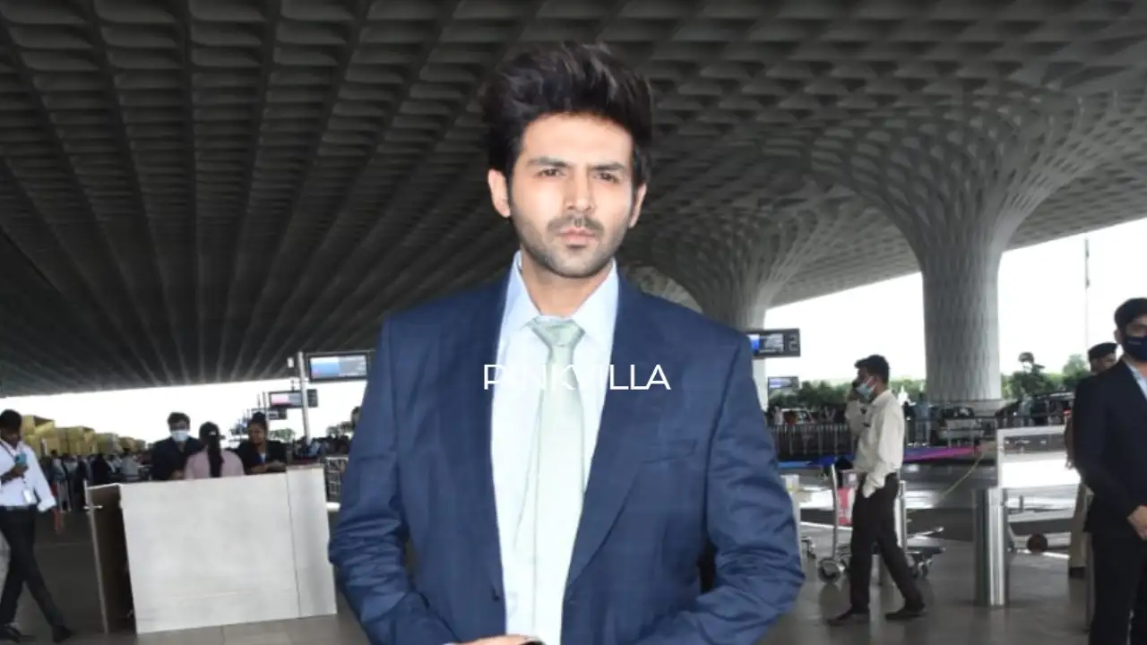 Kartik Aaryan in blue formals Kartik Aaryan in blue formals