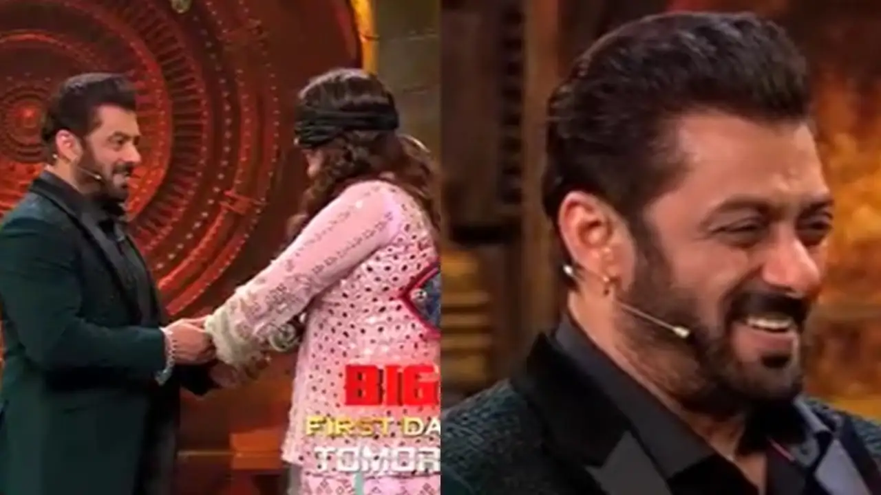 Salman welcomes Nimrit kaur Salman welcomes Nimrit kaur