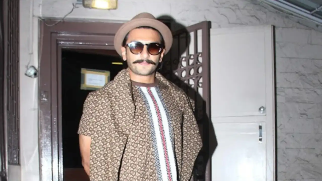 Ranveer Singh posing for the camera Ranveer Singh posing for the camera