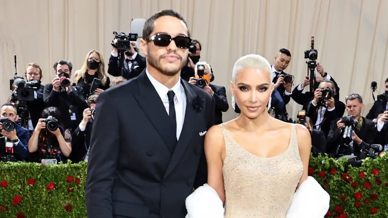 Pete Davidson and Kim Kardashian split after nine months of dating. Pete Davidson Kim Kardashian