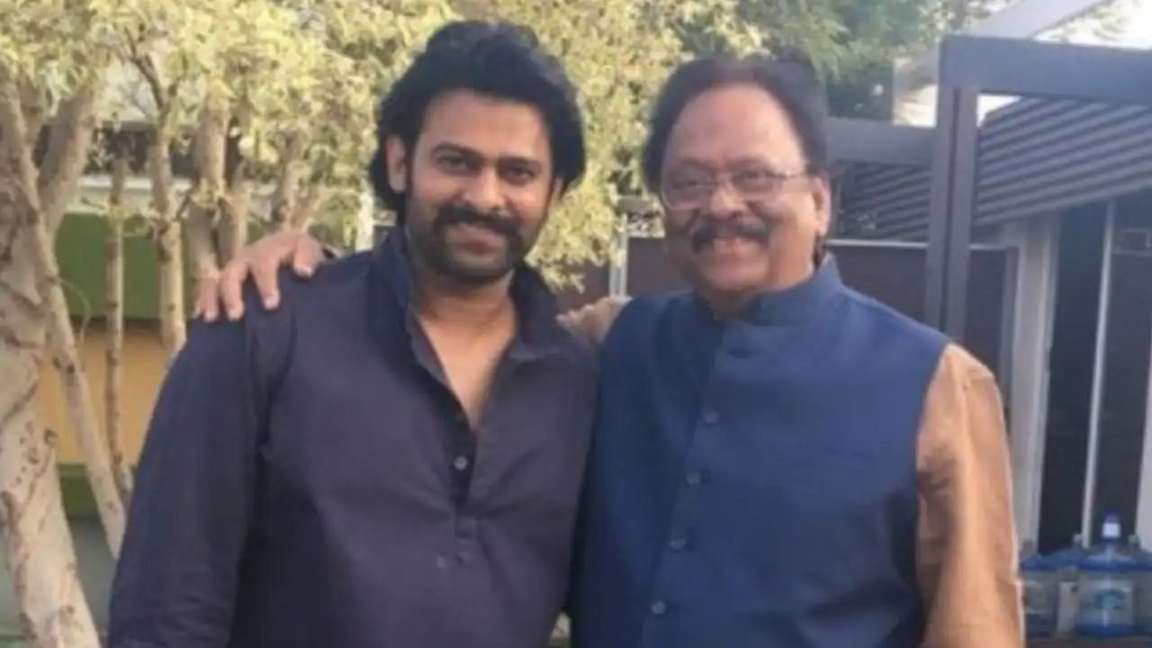 Prabhas shares a heartwarming video with his late uncle Krishnam Raju Prabhas and Krishnam Raju