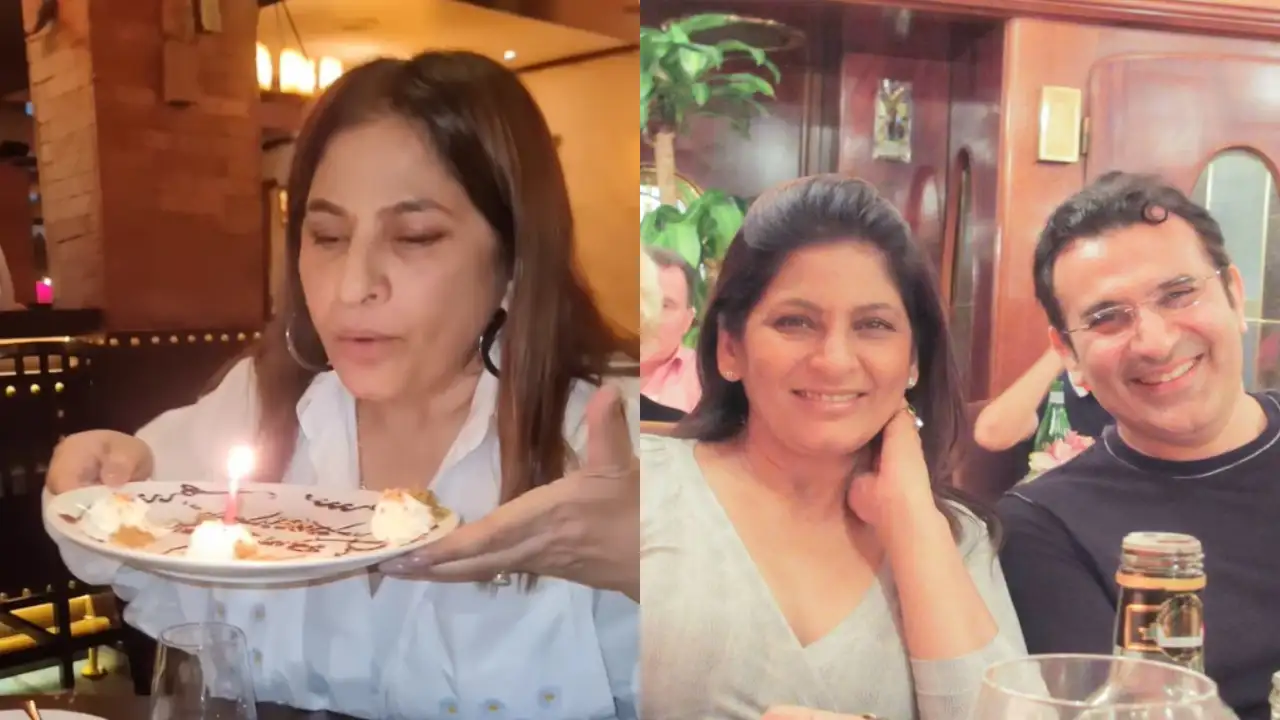 Archana puran singh birthday celebration Archana puran singh birthday celebration