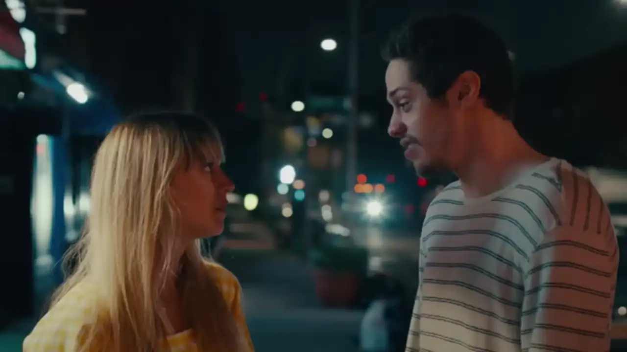 Here is all you need to know about Peacock's romantic comedy, Meet Cute starring Pete Davidson and Kaley Cuoco. Peacock's upcoming romantic comedy, Meet Cute starring Pete Davidson and Kaley Cuoco.