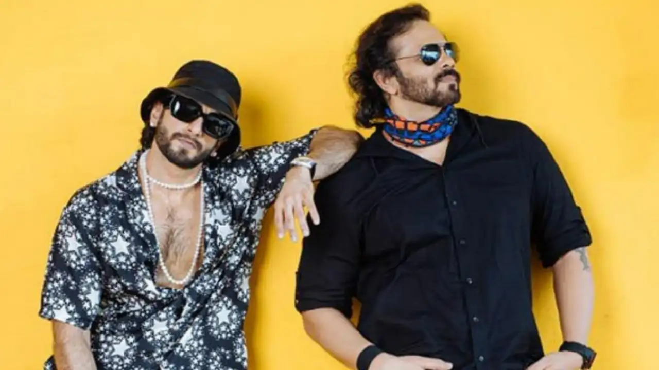 Rohit Shetty with his Cirkus actor, Ranveer Singh Pic Credit: Rohit Shetty's Instagram