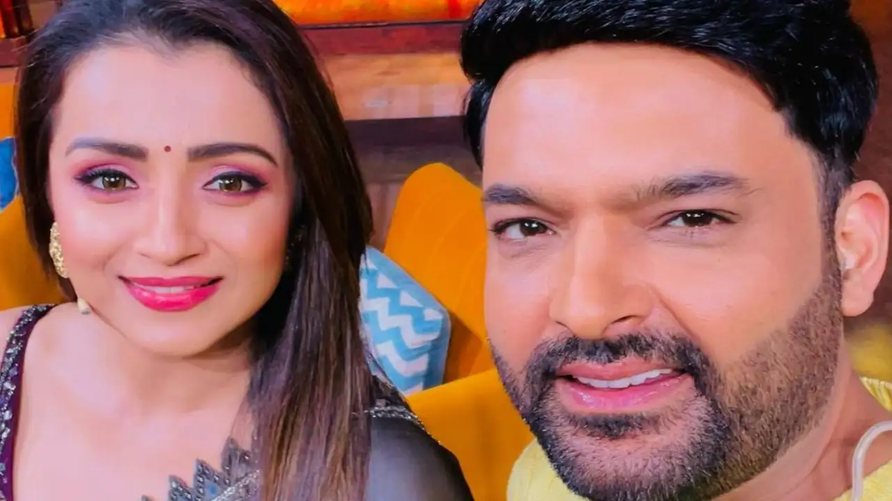 Kapil Sharma's reaction to meeting Ponniyin Selvan actress Trisha Krishnan on his show is priceless PIC Credit: Kapil Sharma Sharma
