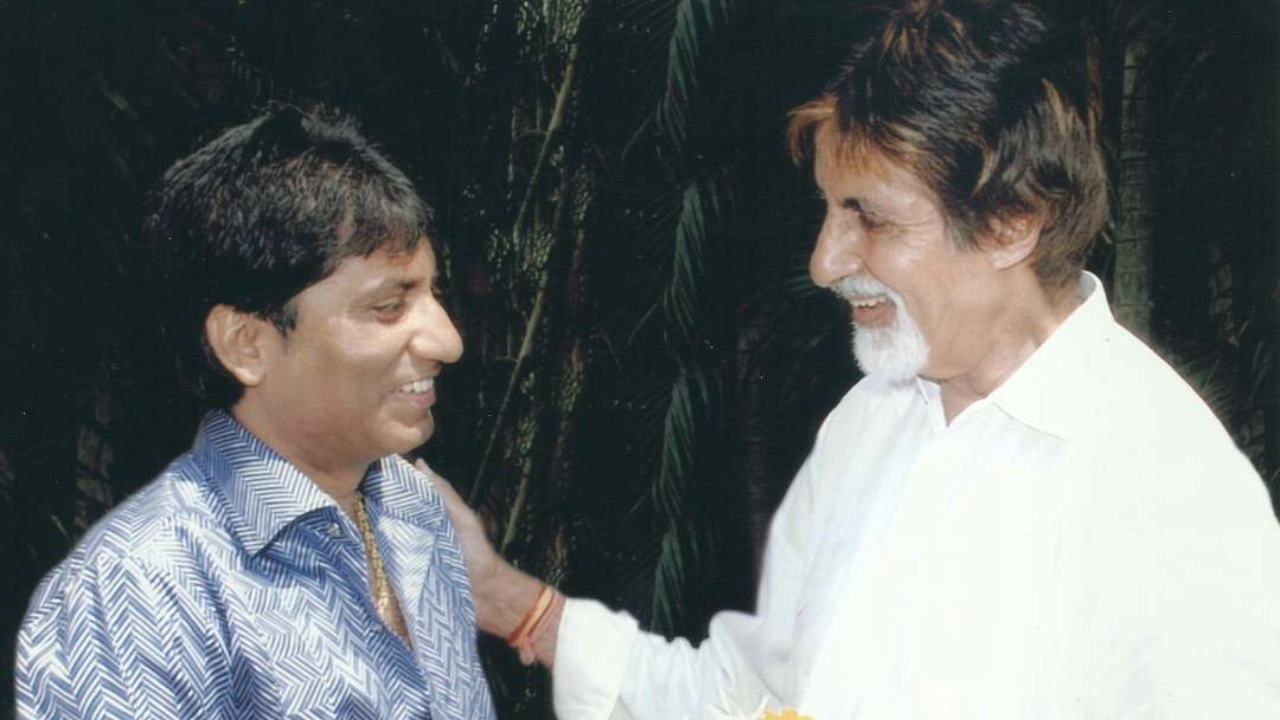 Raju Srivastava with Amitabh Bachchan