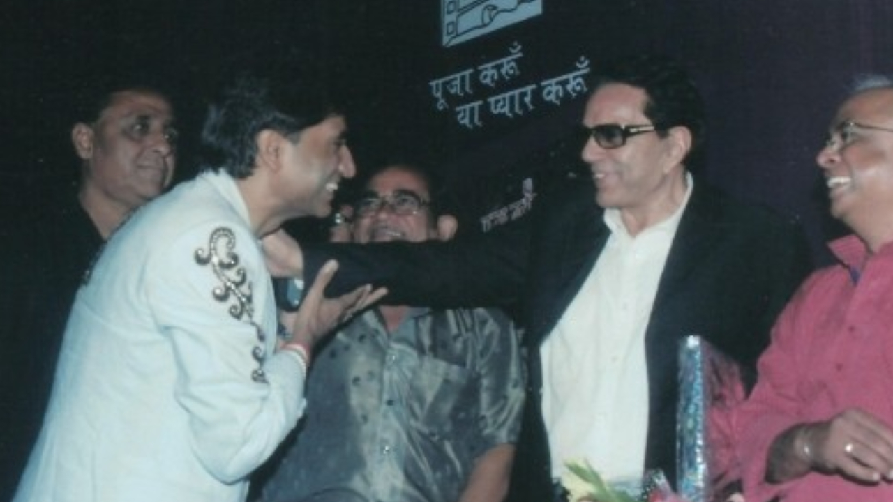 Raju Srivastava with Dharmendra
