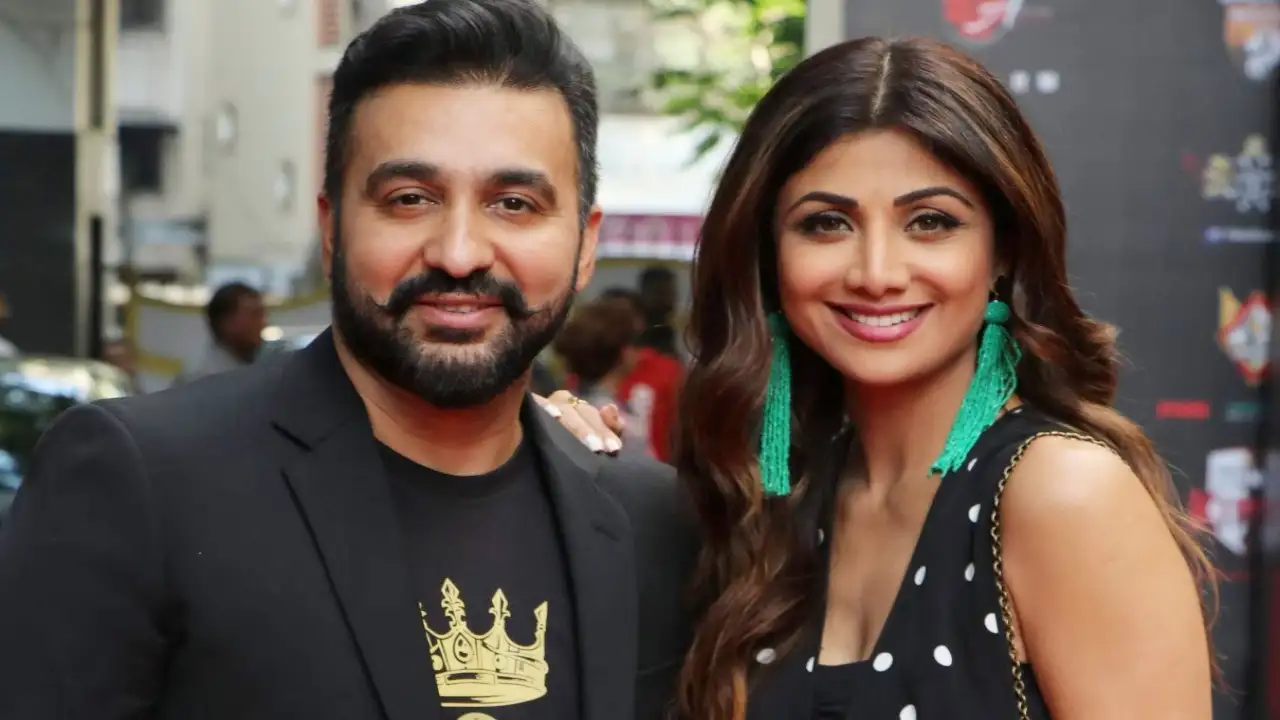 Shilpa Shetty shares a goofy video with her 'cookie' Raj Kundra; Drops a glimpse of his birthday celebrations