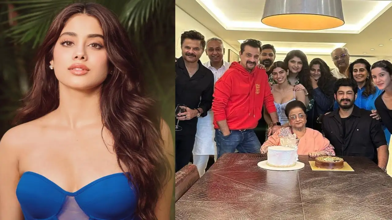 Janhvi Kapoor has FOMO as Anil Kapoor, Khushi Kapoor and others attend 'Dadi' Nirmal's birthday; PIC Janhvi Kapoor has FOMO as Anil Kapoor, Khushi Kapoor and others attend 'Dadi' Nirmal's birthday; PIC