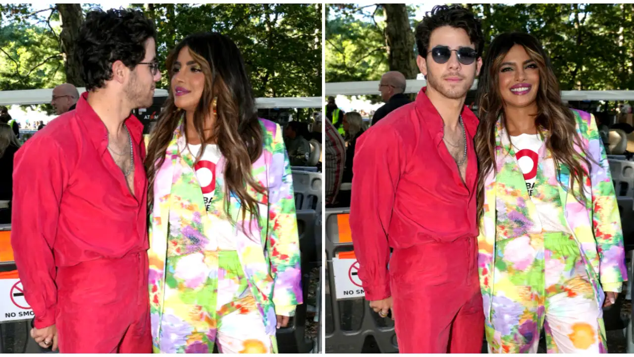 Priyanka Chopra in Stine Goya Studio and Nick Jonas are a stylish dream team in co-ord outfits Priyanka Chopra in Stine Goya Studio and Nick Jonas are a stylish dream team in co-ord outfits