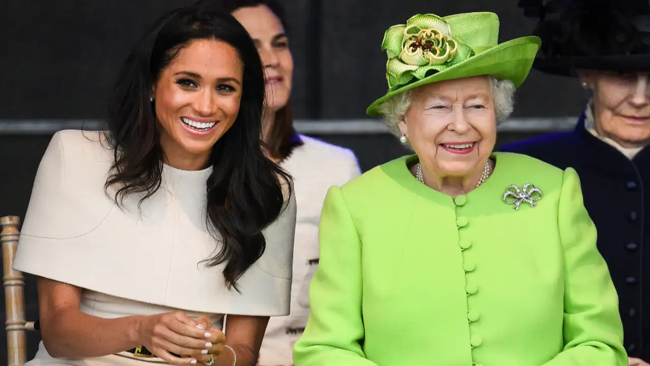 Queen Elizabeth reportedly tried to convince Meghan Markle to repair her relationship with her father. Queen Elizabeth Megha Markle