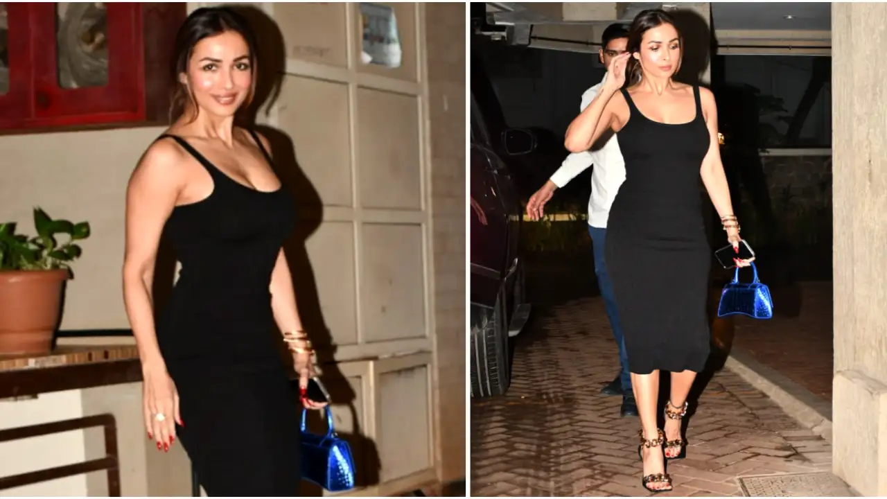 Malaika Arora's party glam was a thing of chic with a Fendi dress, Balenciaga bag to Versace heels