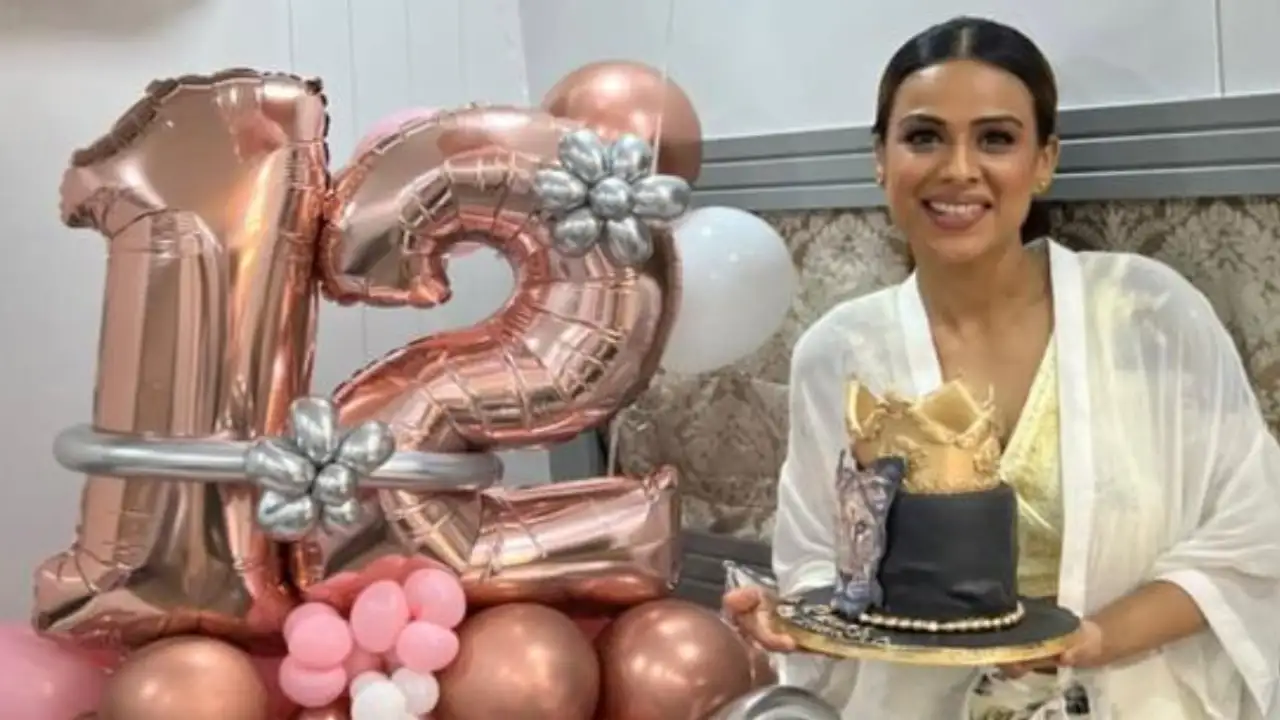 WATCH: Nia Sharma celebrates as she completes 12 years in the industry: 'It all seems like yesterday'