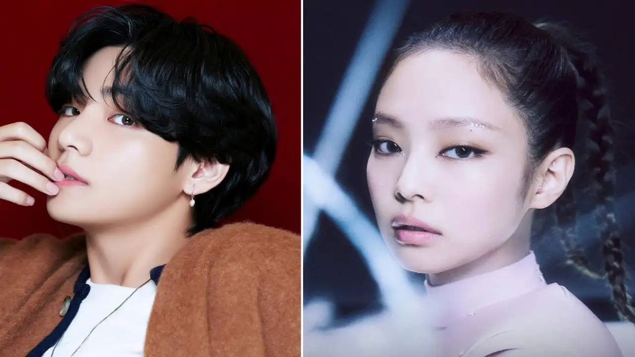 V: courtesy of BIGHIT MUSIC, Jennie: courtesy of YG Entertainment V: courtesy of BIGHIT MUSIC, Jennie: courtesy of YG Entertainment