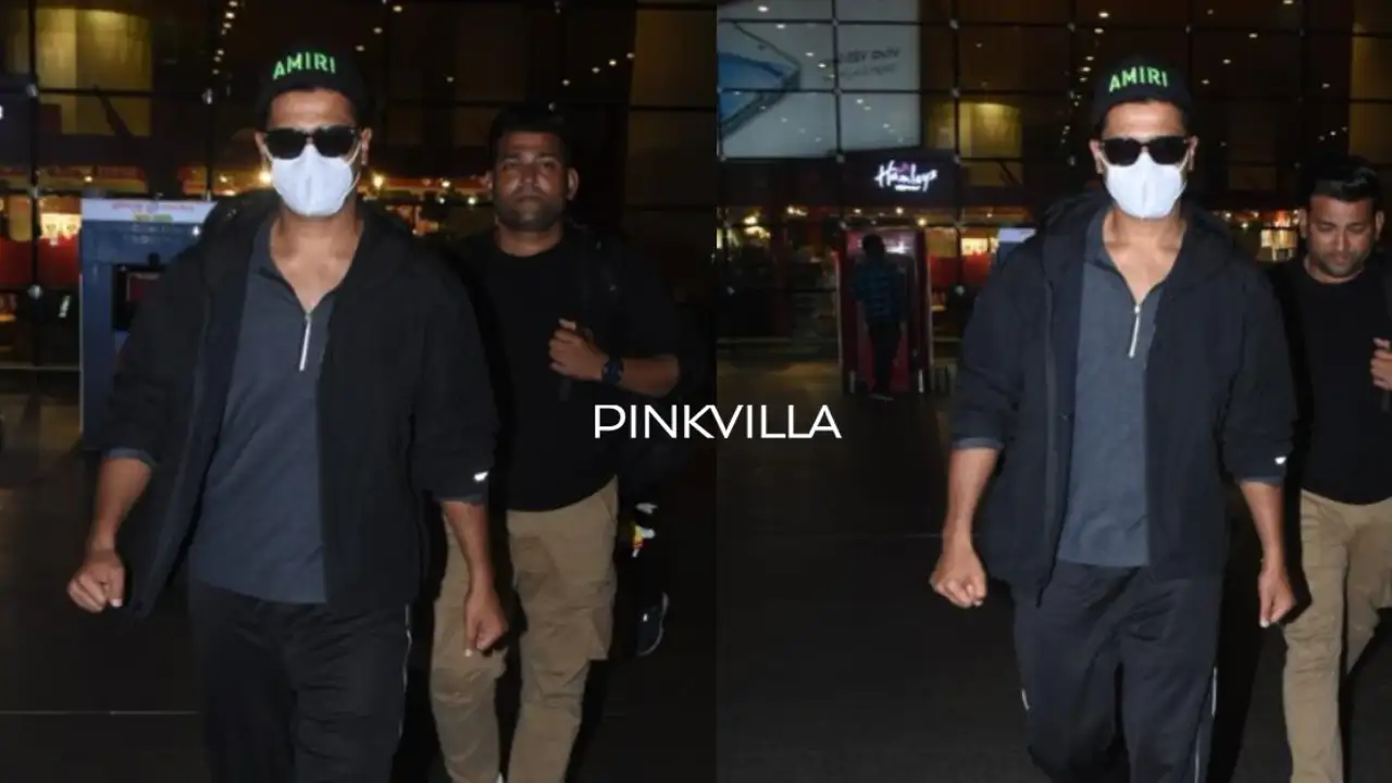 Vicky Kaushal keeps his OOTN casual and comfy as he gets clicked at the airport; PICS Vicky Kaushal