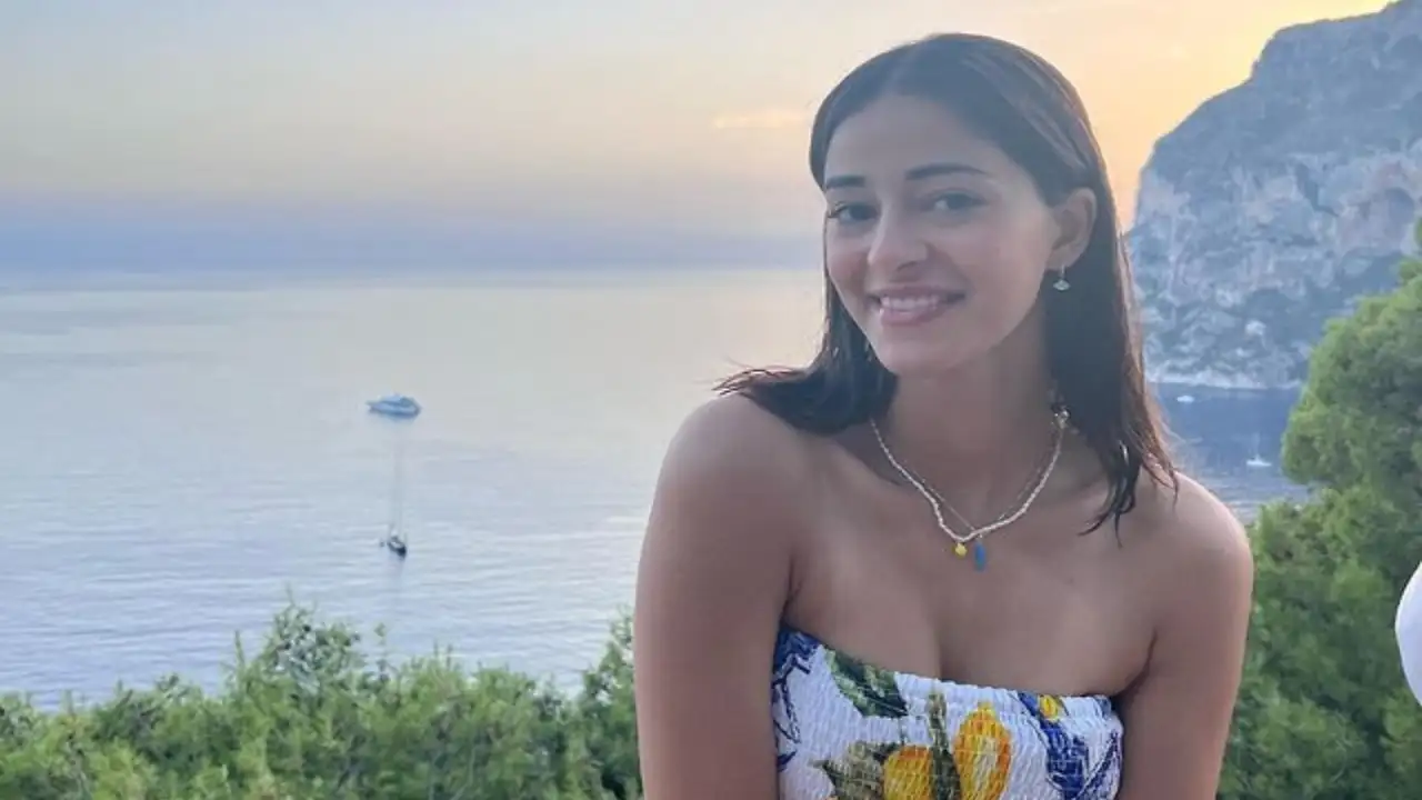 Ananya Panday, who was recently posting photos from picturesque locations in Italy, has now turned off her vacation mode. Ananya Panday Instagram