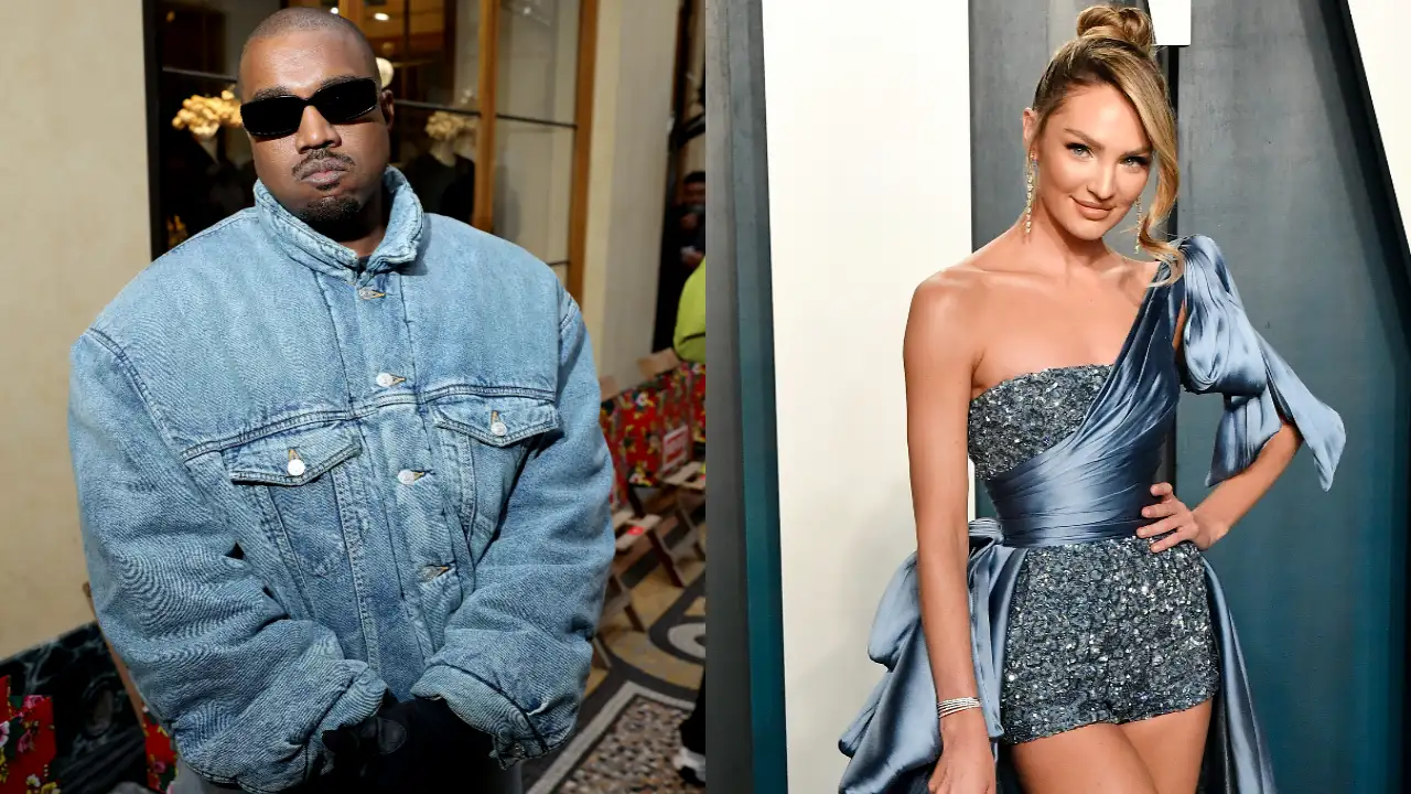 Kanye West and Candice Swanepoel's "relationship is new." Getty Images
