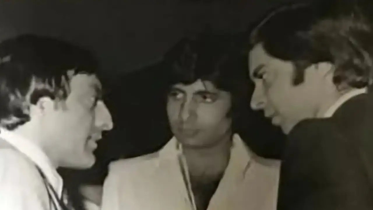 Mansoor Ali Khan, Amitabh Bachchan and Romesh Sharma 