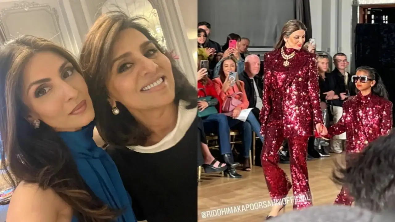 Riddhima Kapoor Sahni walked the ramp; Neetu Kapoor shared video Riddhima Kapoor Sahni walked the ramp; Neetu Kapoor shared video