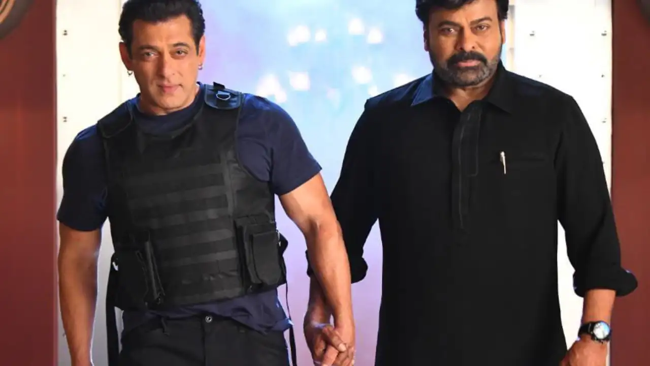 Chiranjeevi and Salman Khan from GodFather