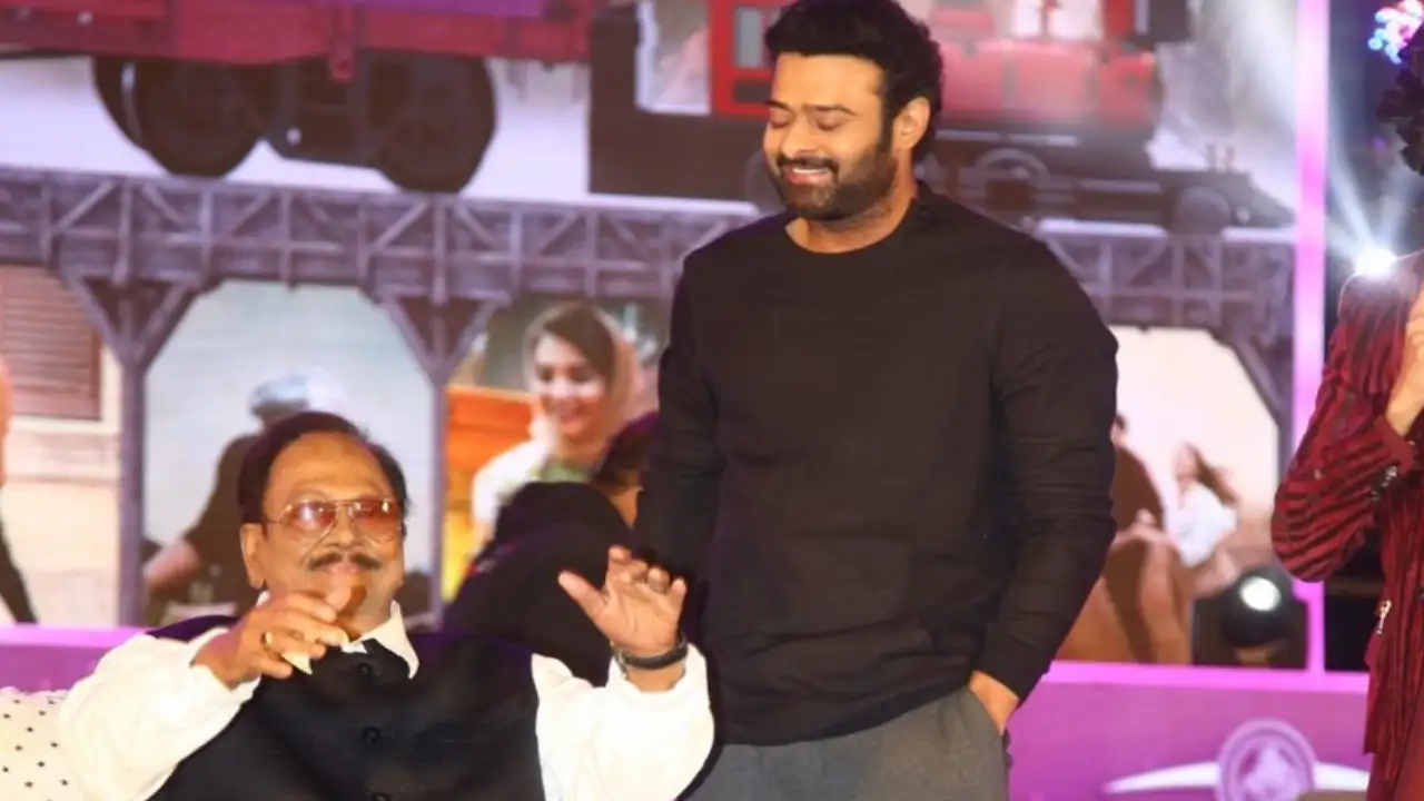 Prabhas in his village to attend late Krishnam Raju's condolences event Twitter