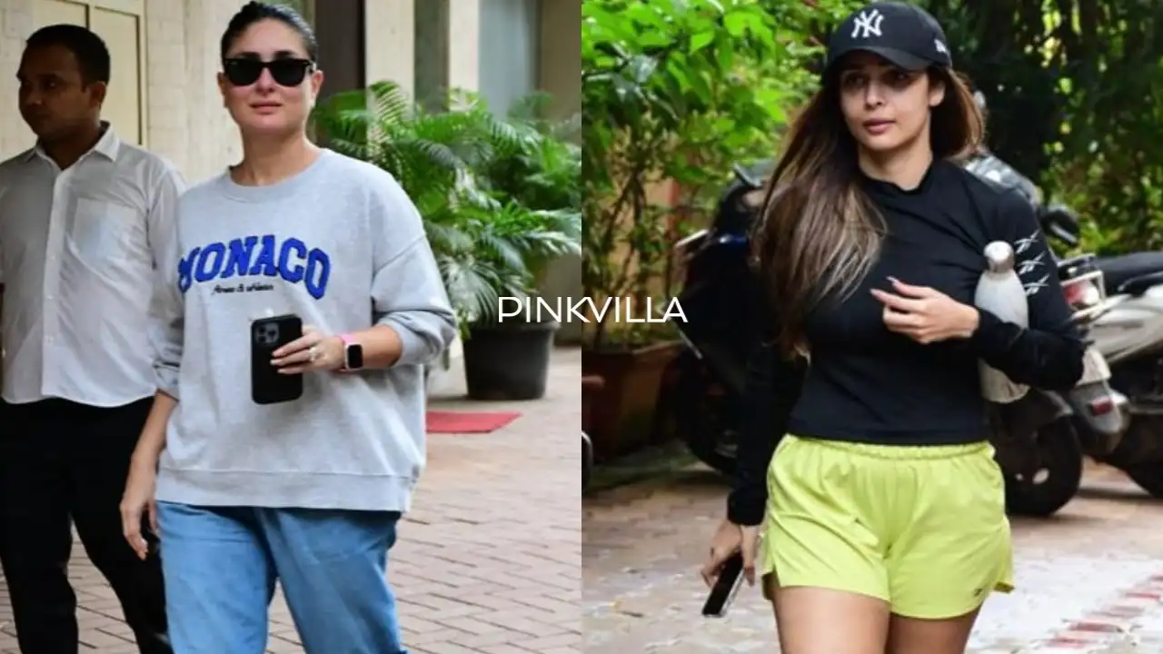 Kareena Kapoor Khan gets clicked in grey sweatshirt, Malaika Arora adds pop of neon to gym wear 