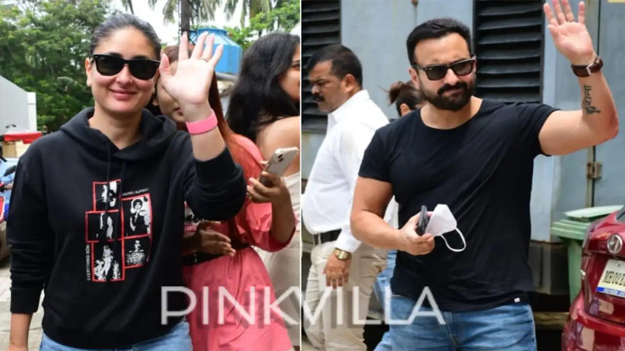Kareena Kapoor Khan, Saif Ali Khan, Taimur Ali Khan attended the Brahmastra screening in the city. Pinkvilla Images