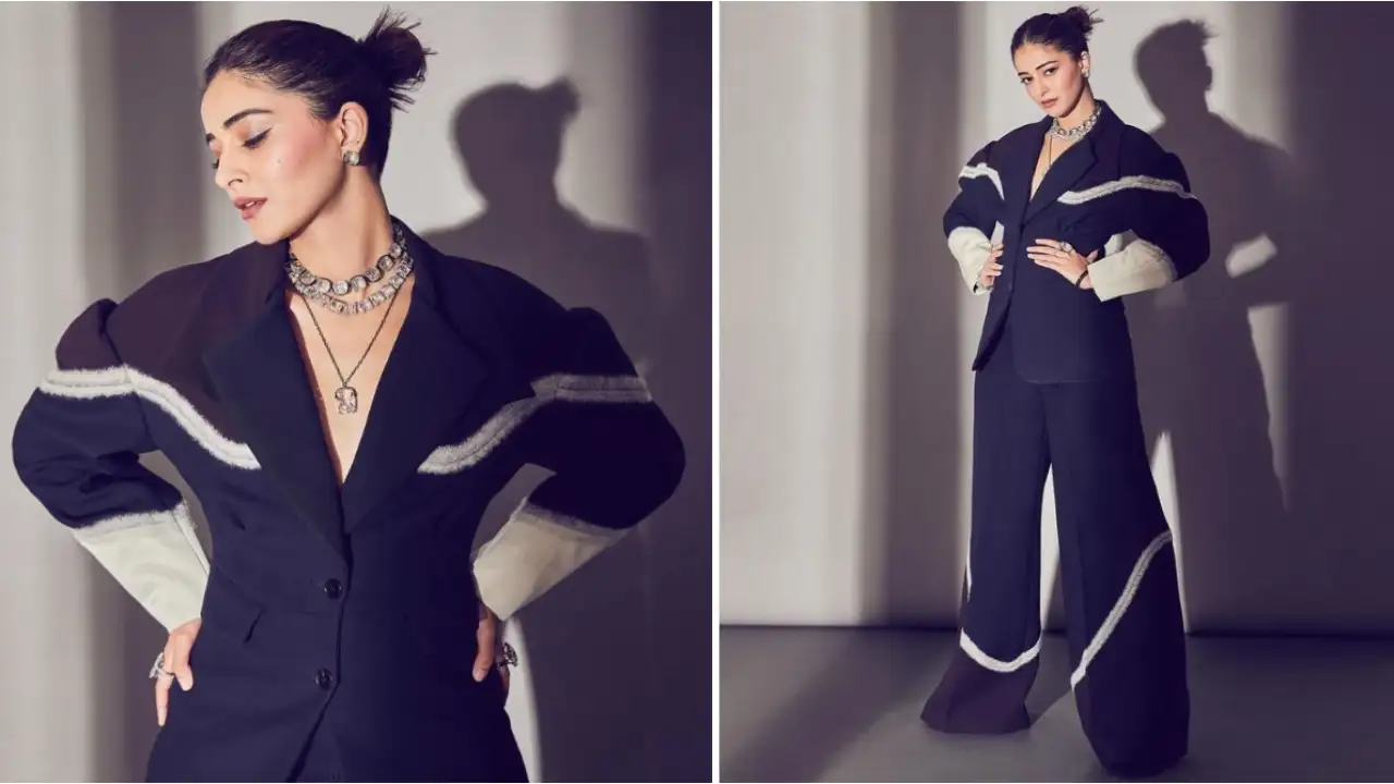 Ananya Panday in a Del Core pantsuit aces every bit of edgy glamour like a pro; Yay or Nay? 