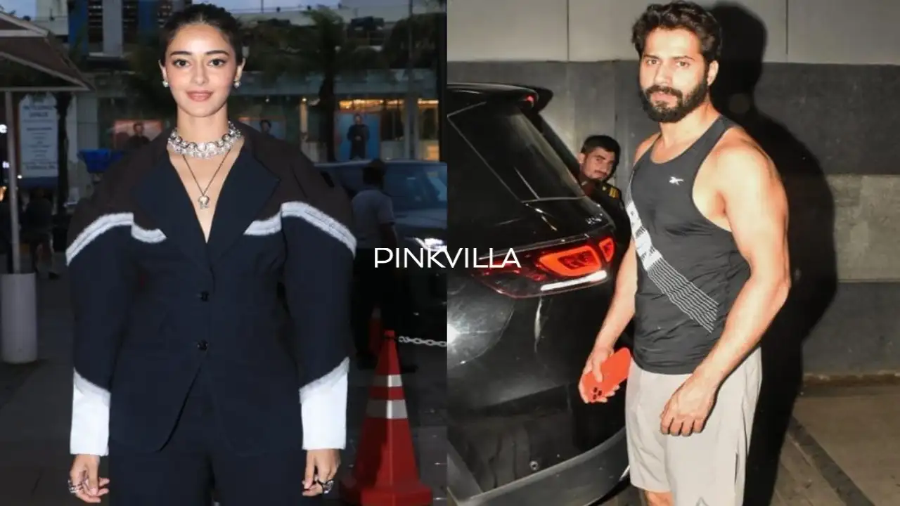 Ananya Panday and Varun Dhawan clicked in the city. Ananya Panday and Varun Dhawan clicked in the city.