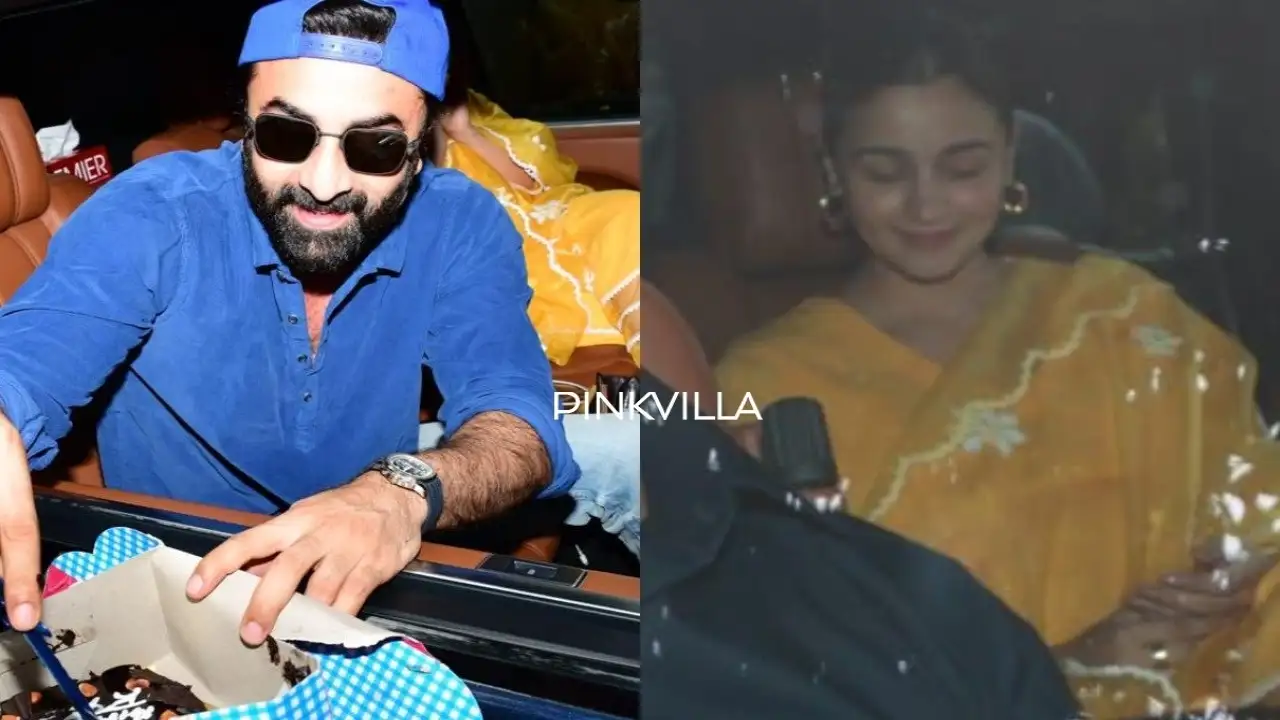 Ranbir Kapoor and Alia Bhatt spotted outside their residence. Ranbir Kapoor and Alia Bhatt spotted outside their residence.