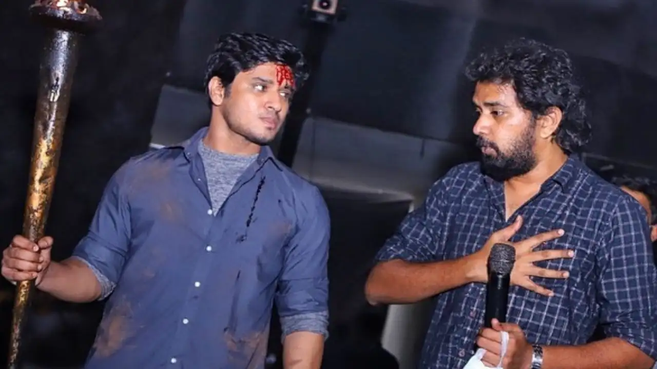 Karthikeya 2 candid BTS PHOTOS Nikhil Siddhartha Instagram