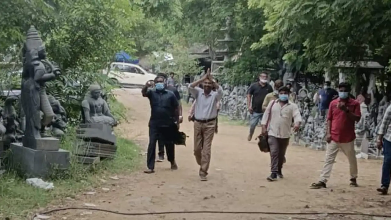 Rajinikanth on the sets of Jailer Twitter
