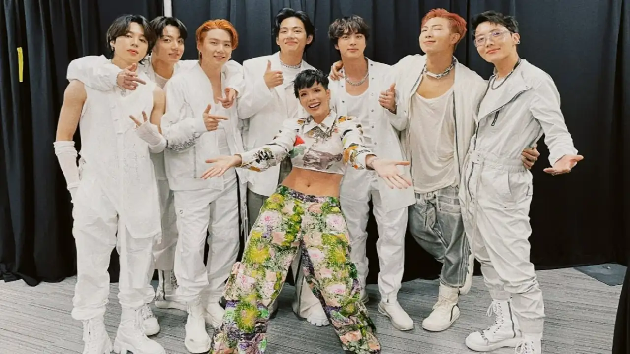 Halsey had collaborated with BTS on the hit track Boy With Luv. BTS Twitter