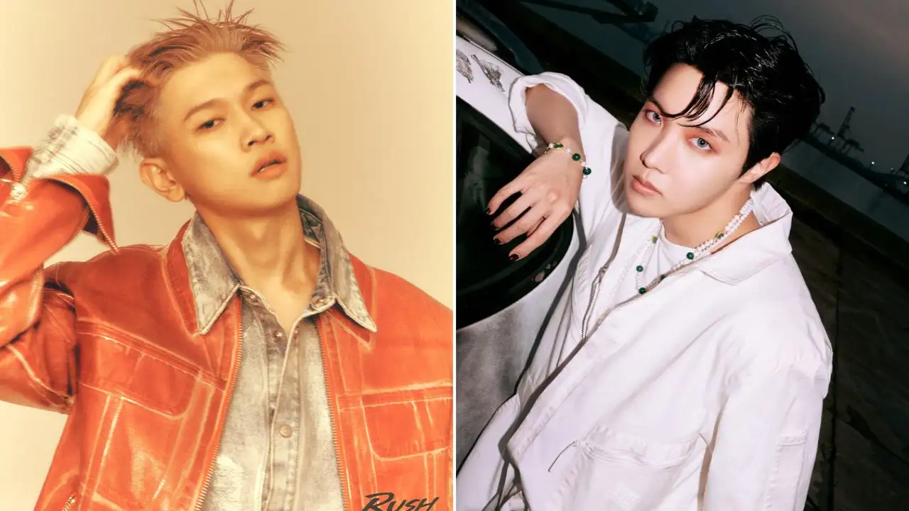 Crush: courtesy of P NATION; J-Hope: courtesy of BIGHIT MUSIC Crush: courtesy of P NATION; J-Hope: courtesy of BIGHIT MUSIC