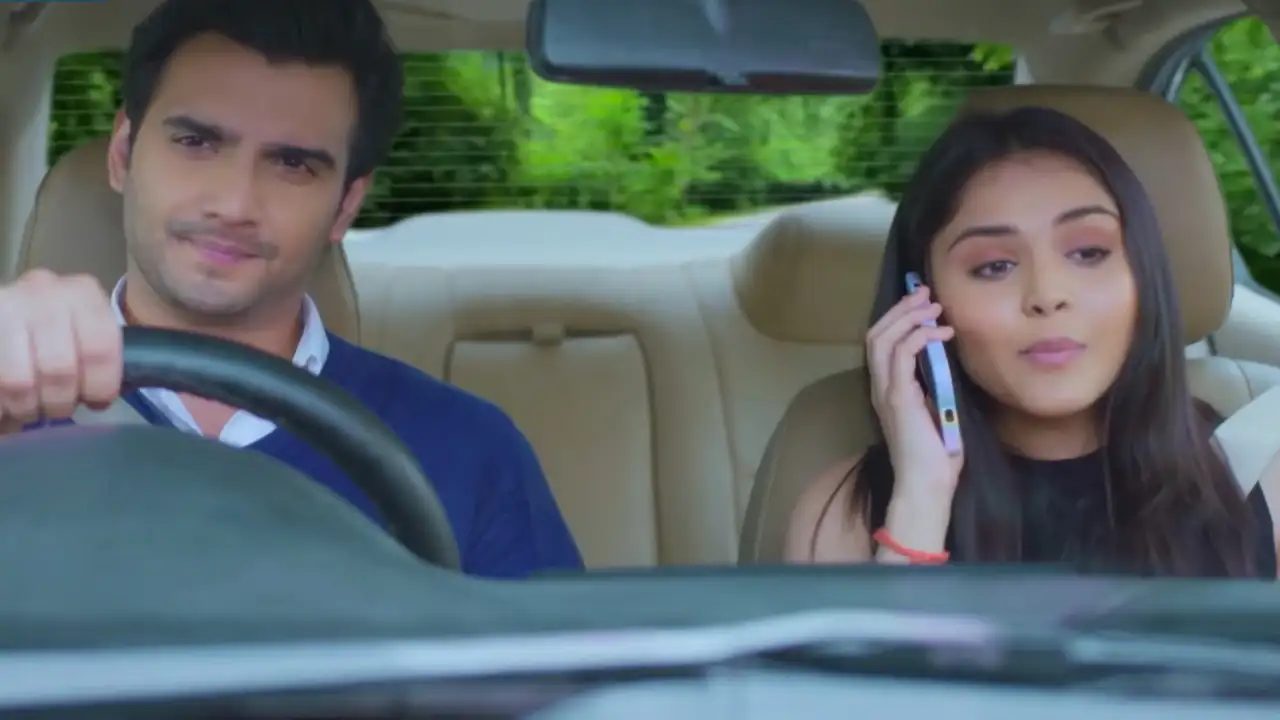 Pakhi and Adhik in a still from Anupamaa Muskan Bamne and Adhik Mehta