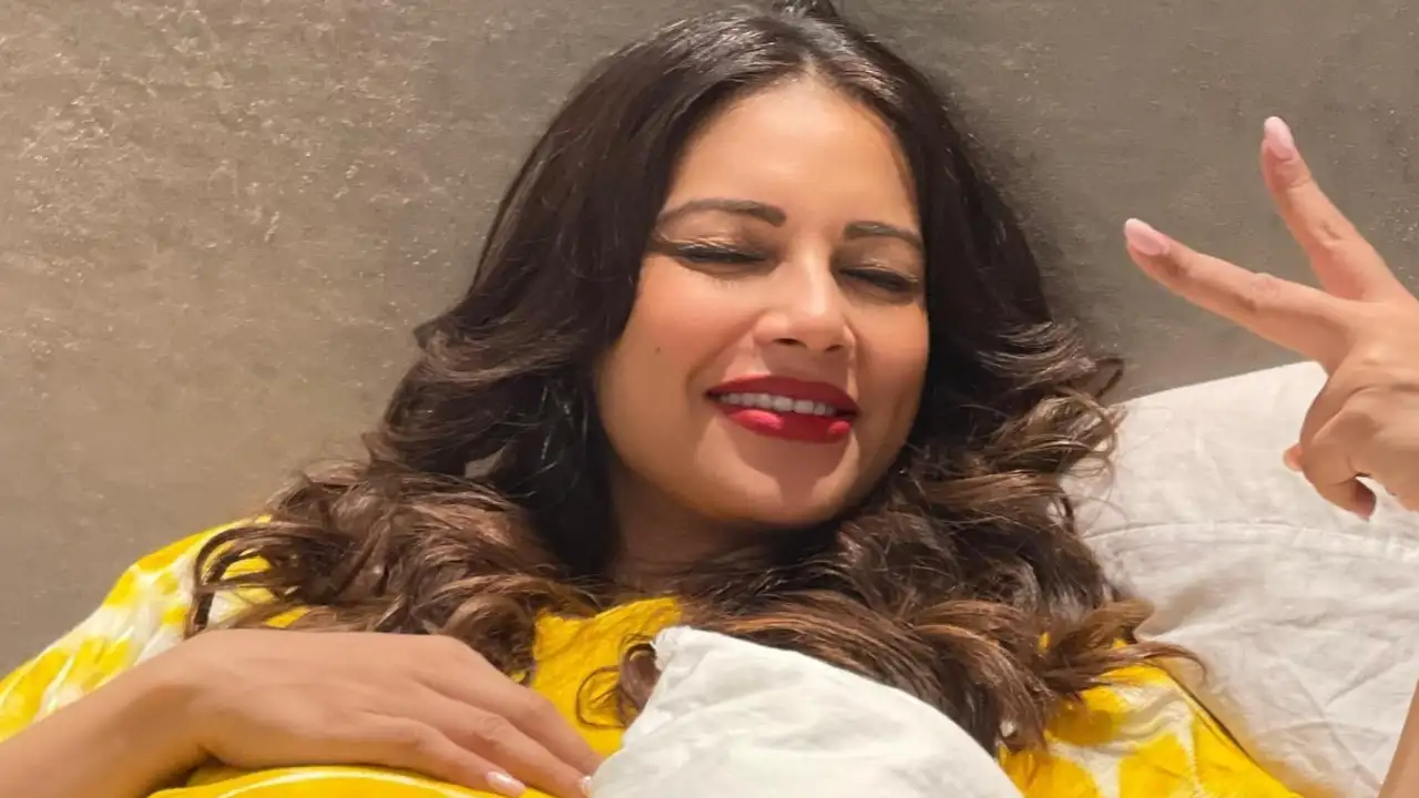Mom-to-be Bipasha Basu is a ray of sunshine in yellow dress, asks fans to ‘love yourself’; PICS