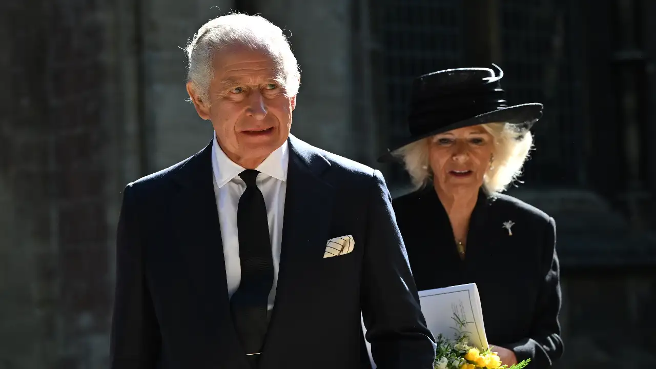 King Charles III, Queen Consort's new portrait with William and Kate released. King Charles III, Queen Consort Camilla