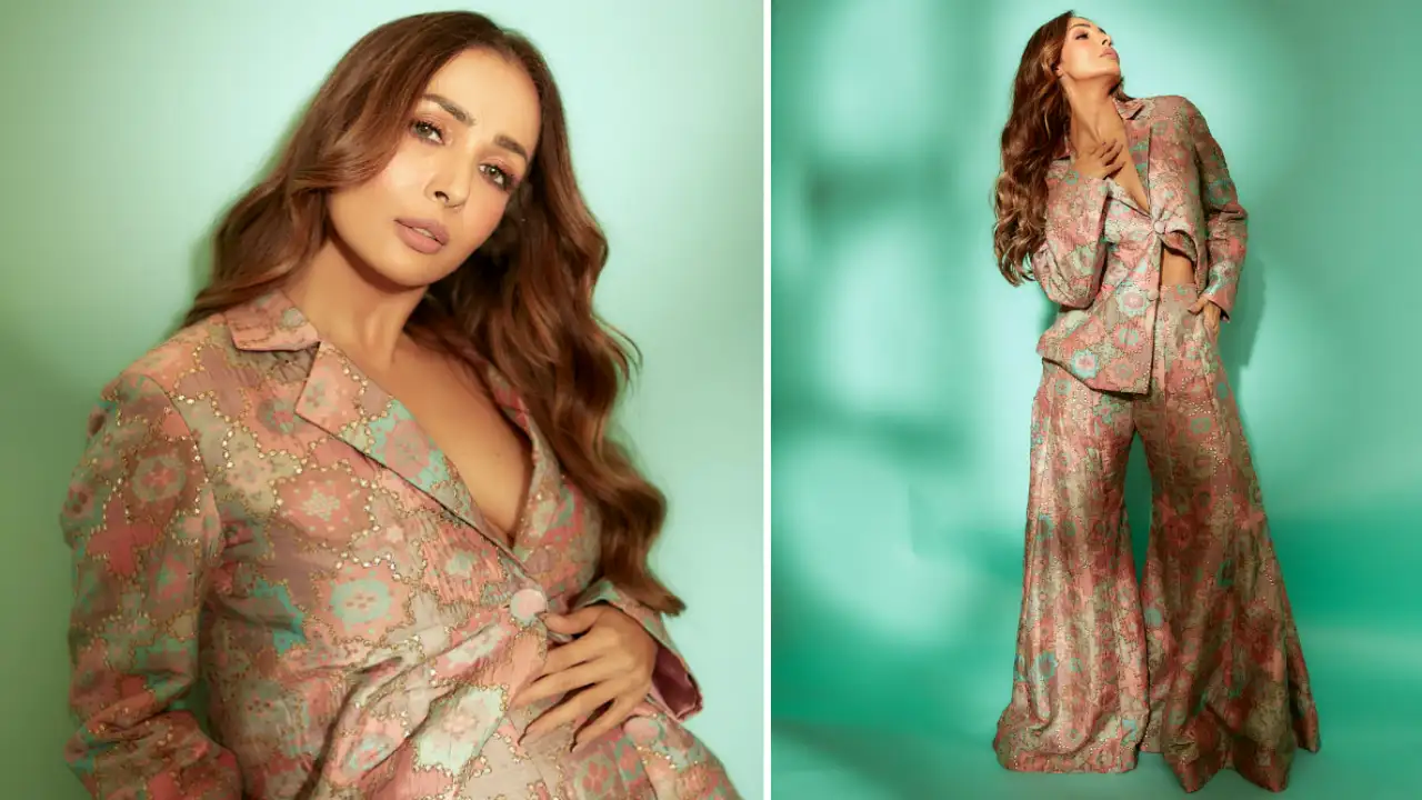 Malaika Arora in a Gopi Vaid pantsuit gives a glowing and modish thumbs up to glamour; Yay or Nay? 